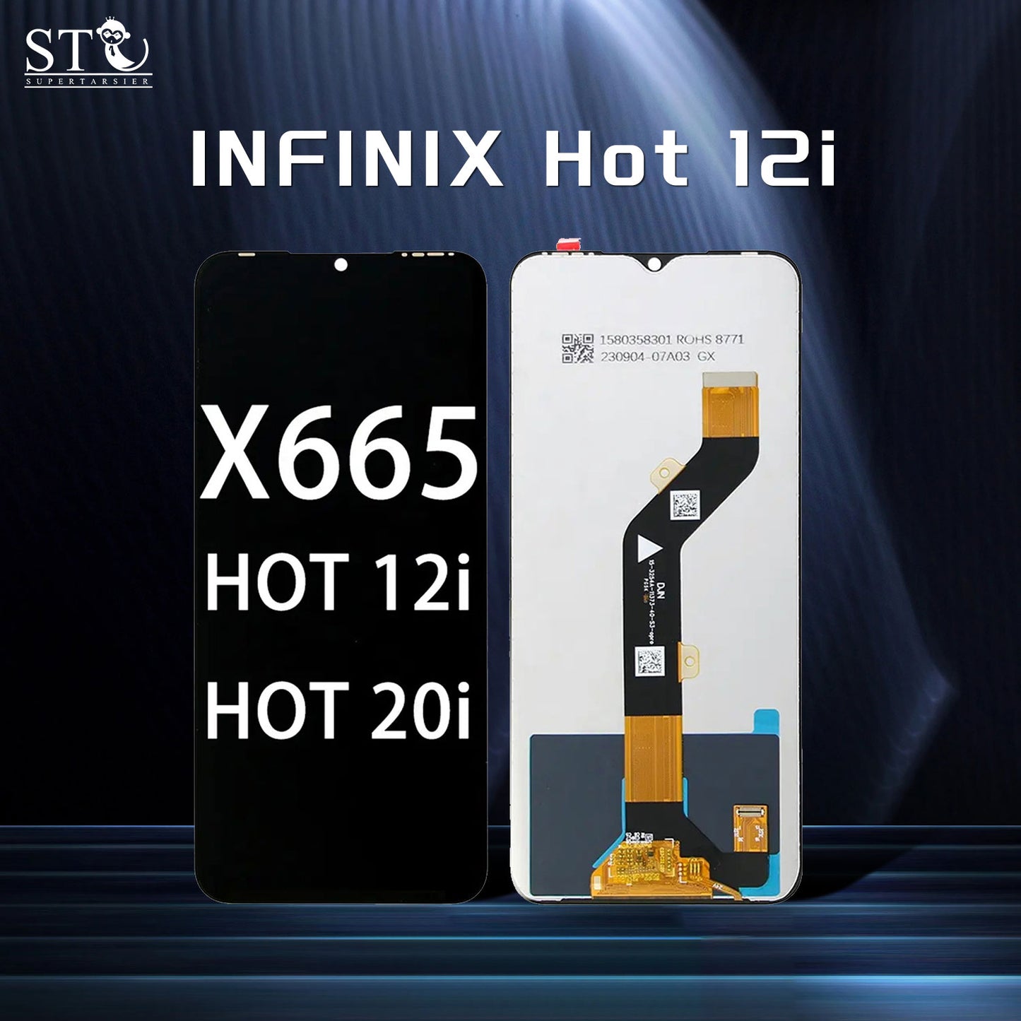 Orignal For INFINIX HOT 12I LCD Digital Touch Screen Display Assembly for Replacement Accessory Installation