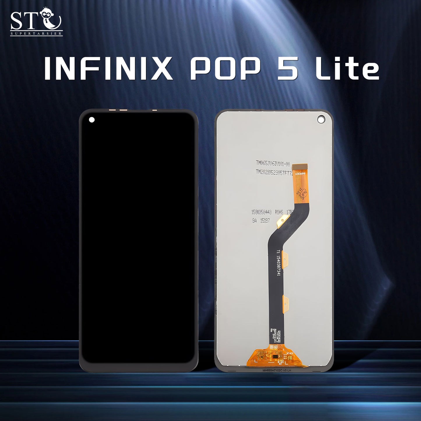 Orignal For INFINIX POP 5 LITE LCD Digital Touch Screen Display Assembly for Replacement Accessory Installation