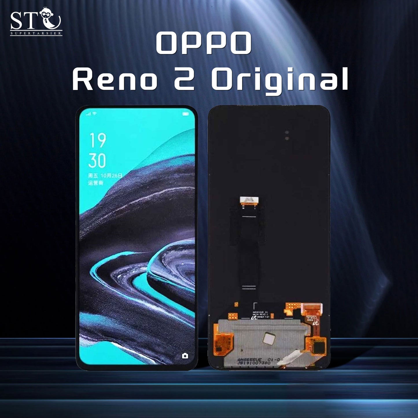 Orignal For OPPO RENO2F OLED Digital Touch Screen Display Assembly for Replacement Accessory Installation