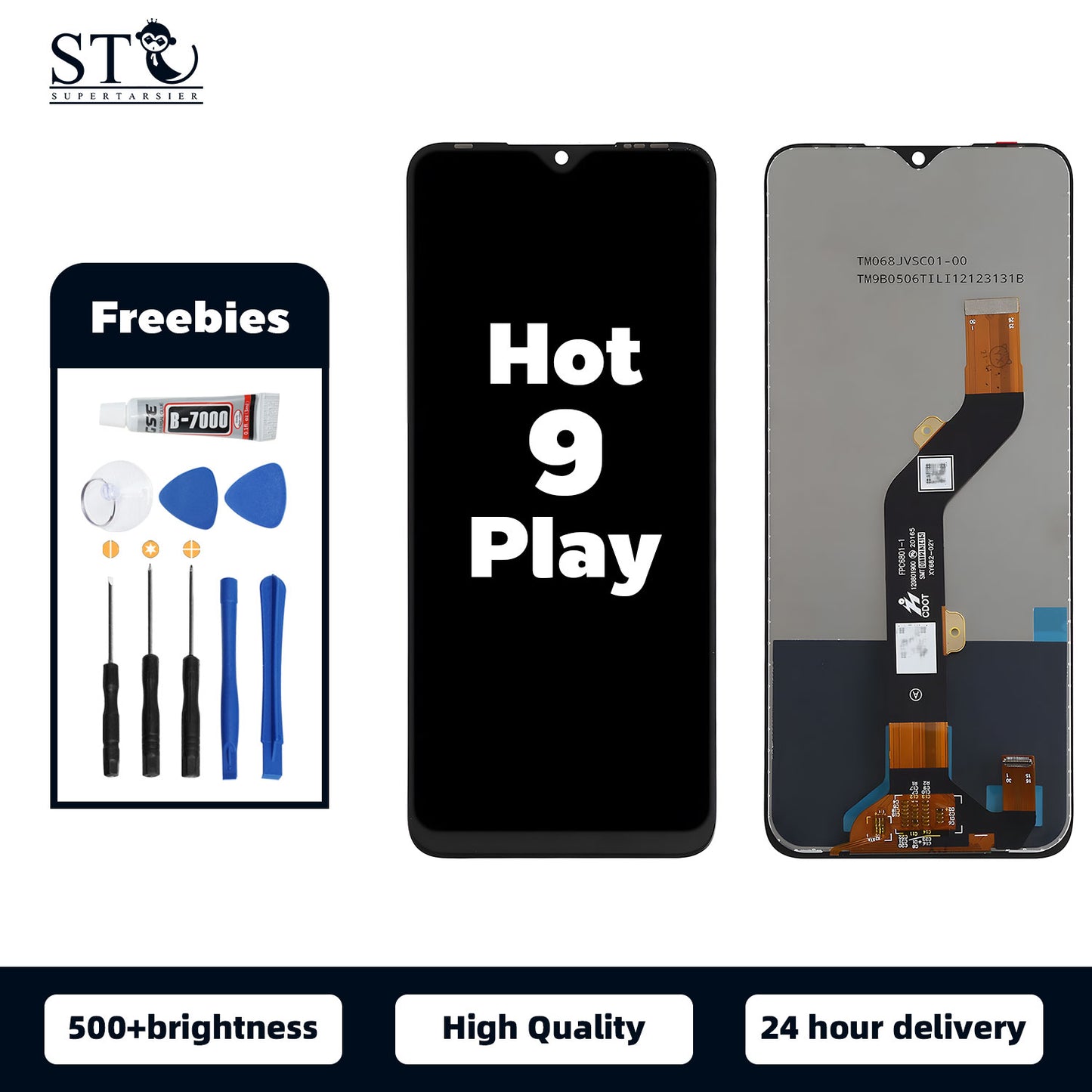 Orignal For INFINIX Hot 9 play LCD Digital Touch Screen Display Assembly for Replacement Accessory Installation