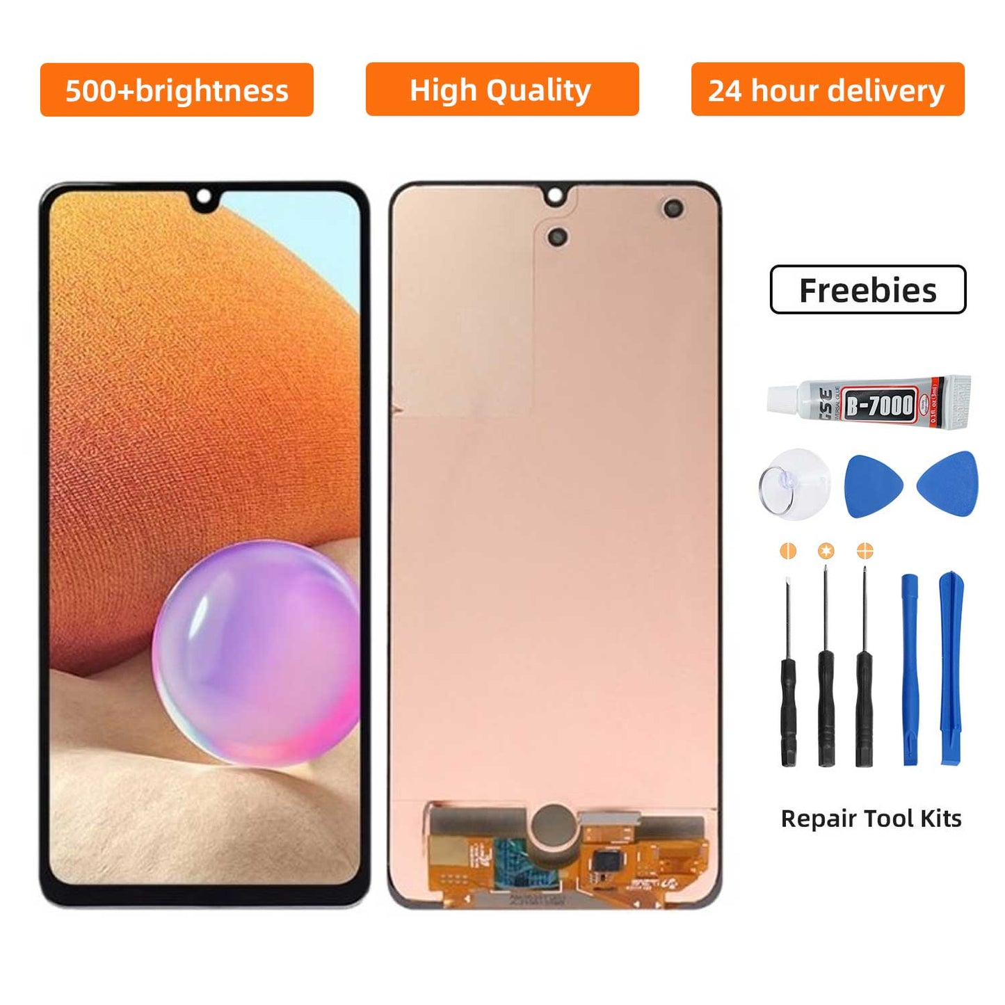 ?Original For Samsung A32 4G LCD Screen Replacement Tool Set - Digital Touch Display Assembly Kit with Installation Accessories