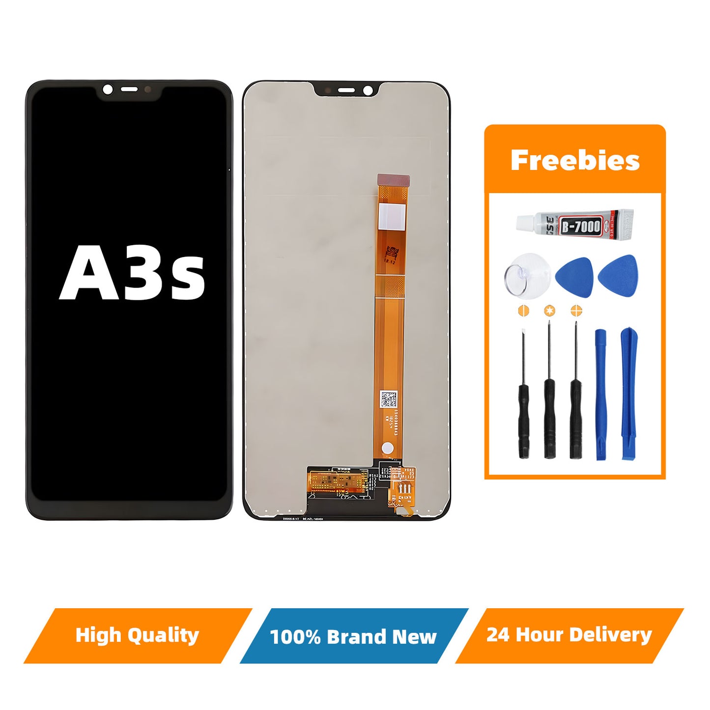 Orignal For OPPO A3S  LCD Digital Touch Screen Display Assembly for Replacement Accessory Installation