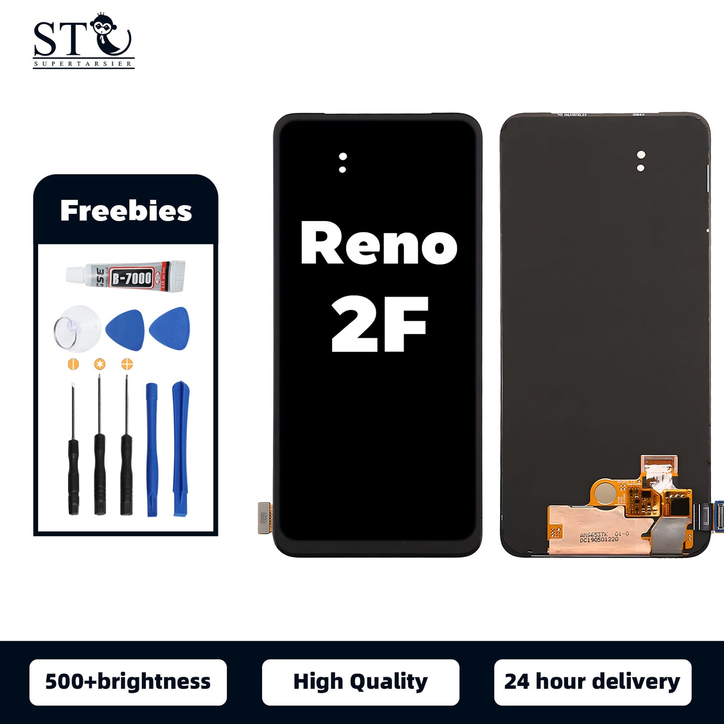 Orignal For OPPO Reno 2F  LCD Digital Touch Screen Display Assembly for Replacement Accessory Installation