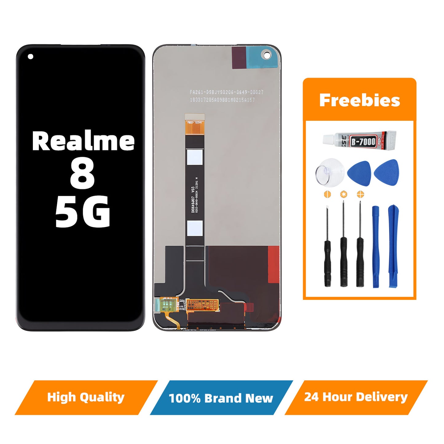 Orignal For OPPO RELME 8 4G 5G LCD Digital Touch Screen Display Assembly for Replacement Accessory Installation