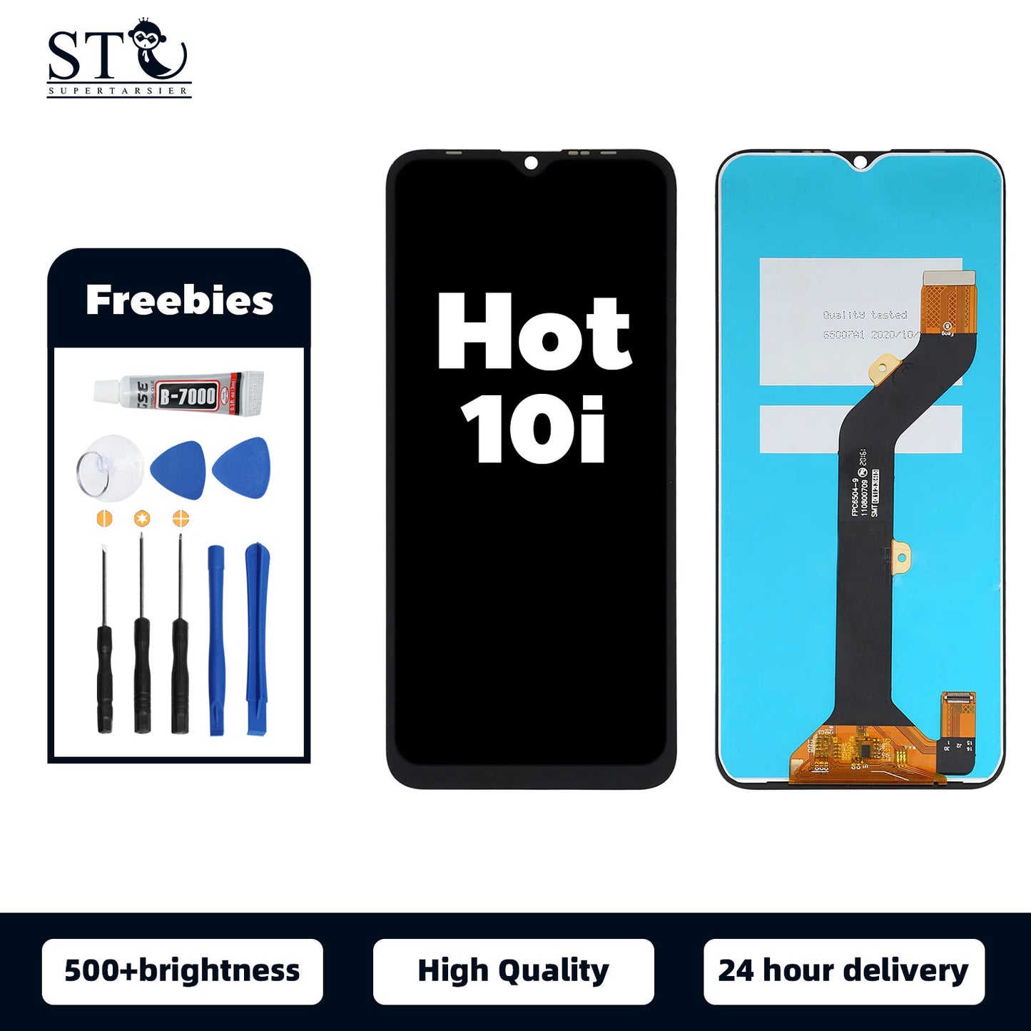 Orignal For INFINIX Hot 10i LCD Digital Touch Screen Display Assembly for Replacement Accessory Installation
