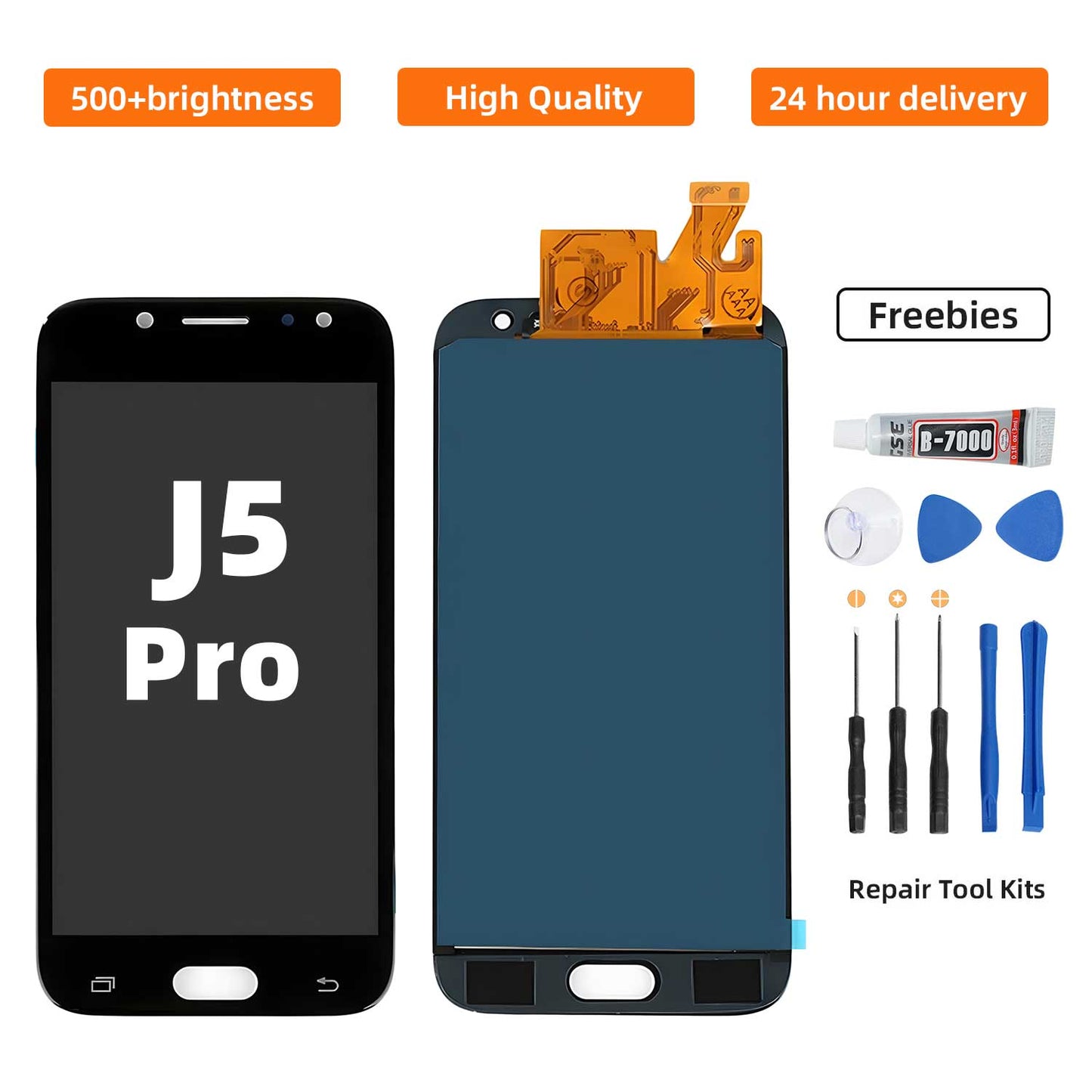 ?Original For Samsung J5 PRO LCD Screen Replacement Tool Set - Digital Touch Display Assembly Kit with Installation Accessories