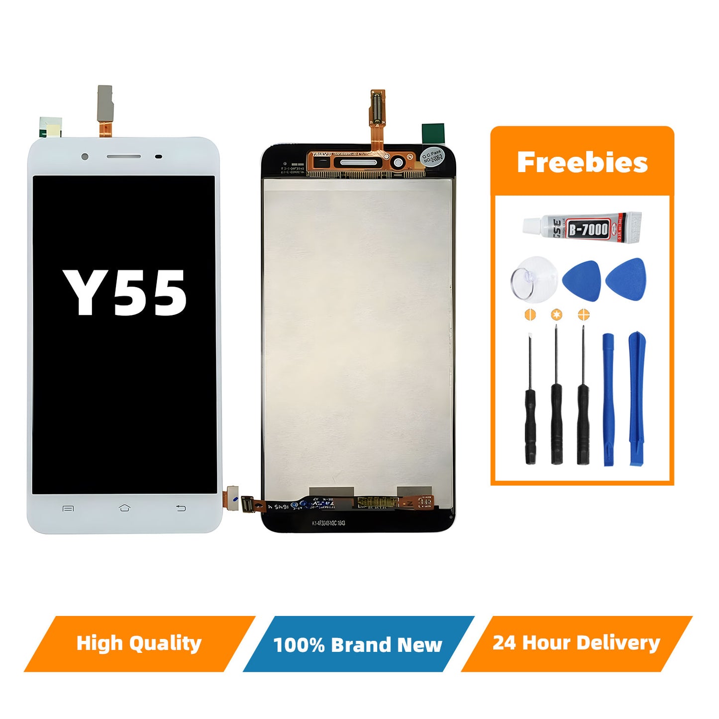 Orignal For VIVO Y55  LCD Digital Touch Screen Display Assembly for Replacement Accessory Installation