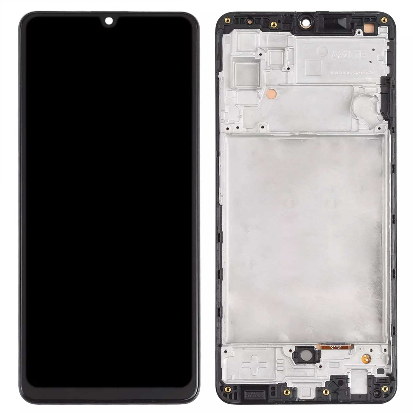 ?Original For Samsung A32 4G WITH FRAME LCD Screen Replacement Tool Set - Digital Touch Display Assembly Kit with Installation Accessories