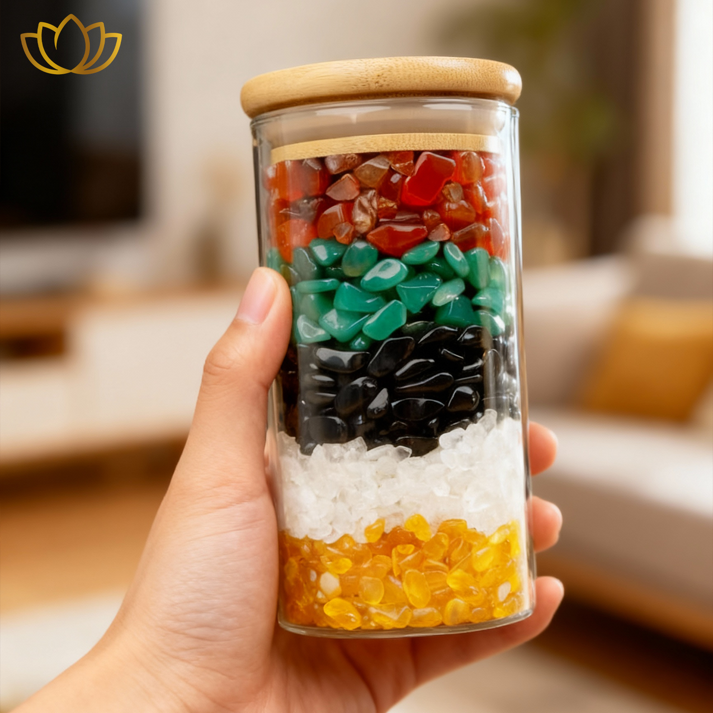 Natural Polished Stone Tumbled Stones About 150pcs Mixed Crystal Gemstones Decorative Rocks Pebbles Handpicked for Healing Chakra Vase Filler Succulents Bedding Reiki