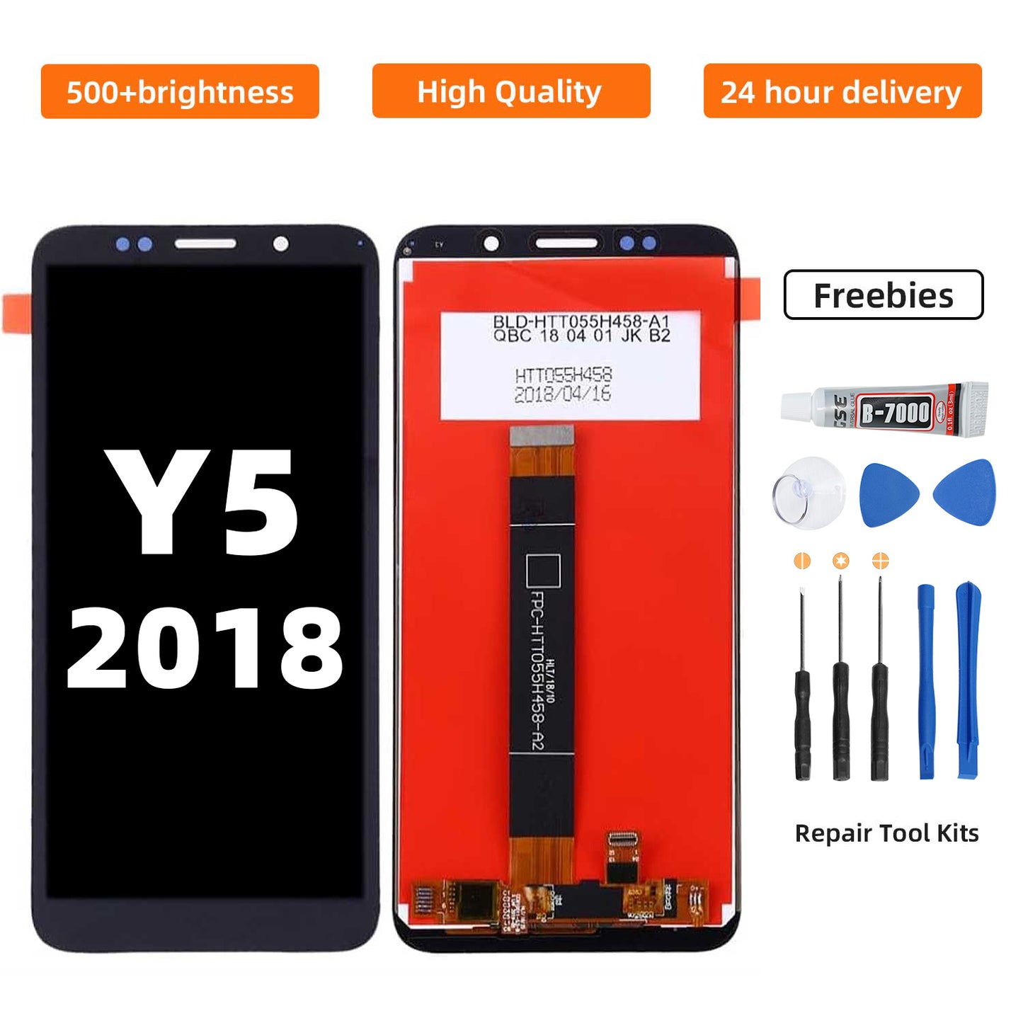Orignal For HUAWEI Y5 2018 LCD Digital Touch Screen Display Assembly for Replacement Accessory Installation