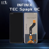Orignal For INFINIX TEC Spapk 8C LCD Digital Touch Screen Display Assembly for Replacement Accessory Installation