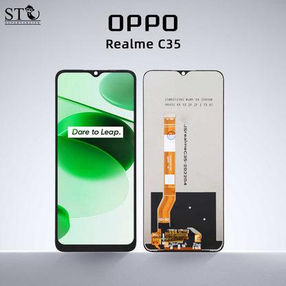 Original LCD For OPPO Realme C35 LCD Screen Display Touch Screen Digitizer Assembly Replacement Part
