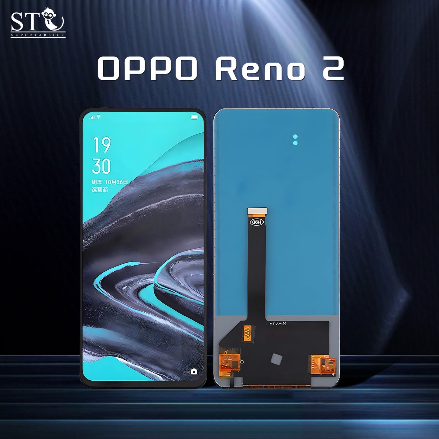 Orignal For OPPO Reno 2  LCD Digital Touch Screen Display Assembly for Replacement Accessory Installation