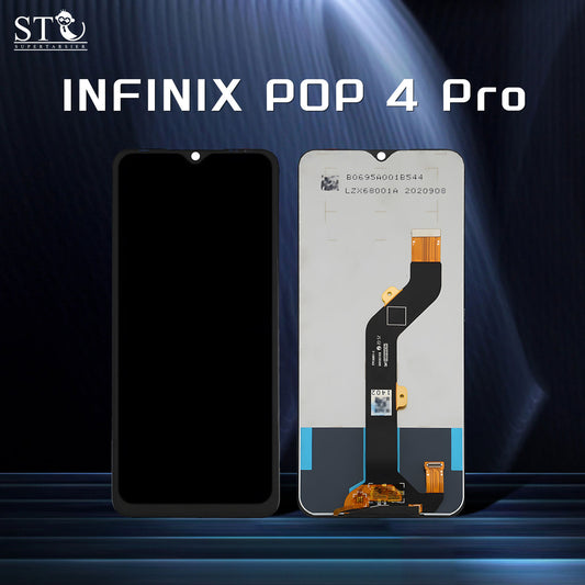Orignal For INFINIX POP 4 PRO LCD Digital Touch Screen Display Assembly for Replacement Accessory Installation