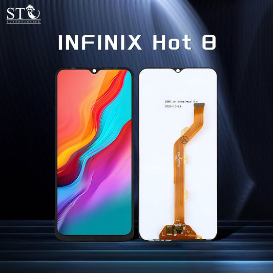 Orignal For INFINIX HOT8 LCD Digital Touch Screen Display Assembly for Replacement Accessory Installation