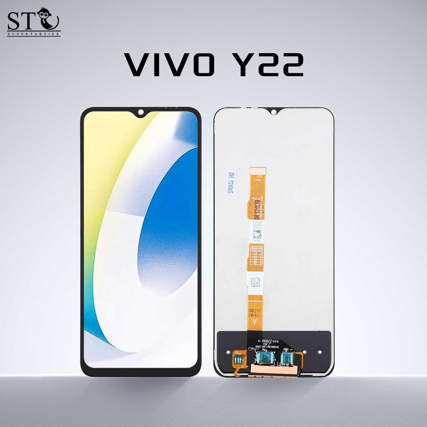 For VIVO Y22/Y22S LCD Digital Touch Screen Display Frame Assembly for Replacement