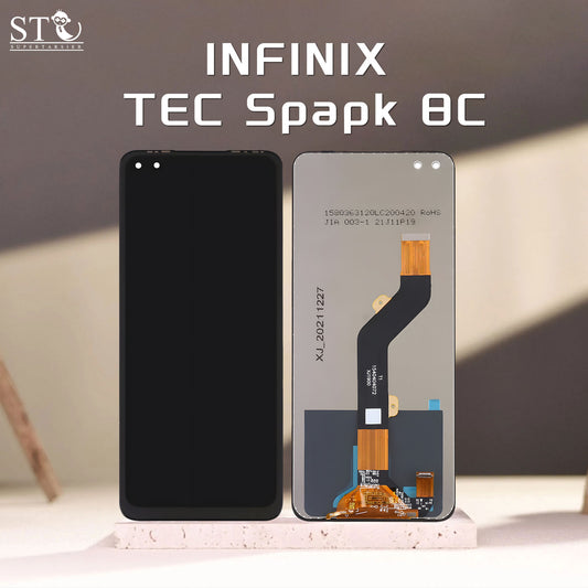 Orignal For INFINIX TEC-SPARK 8C LCD Digital Touch Screen Display Assembly for Replacement Accessory Installation