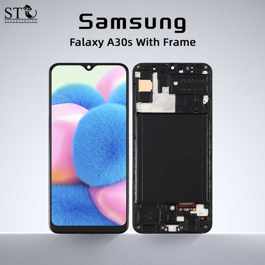 ?Original For Samsung A30s oled with frame LCD Screen Replacement Tool Set - Digital Touch Display Assembly Kit with Installation Accessories
