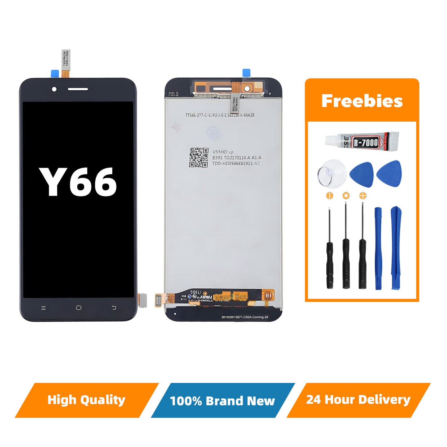 Orignal For VIVO Y66  LCD Digital Touch Screen Display Assembly for Replacement Accessory Installation