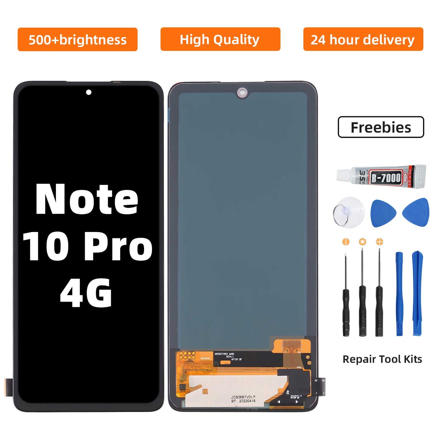 Orignal For XIAOMI Note 10 Pro 4G LCD Digital Touch Screen Display Assembly for Replacement Accessory Installation