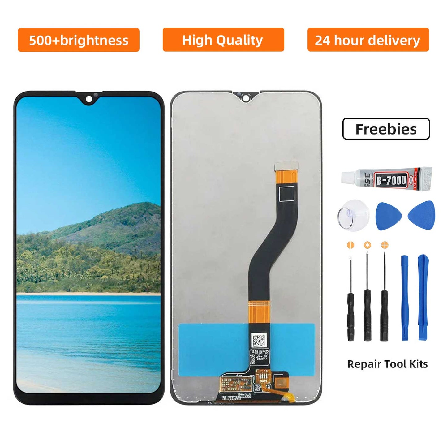 ?Original For Samsung A10s LCD Screen Replacement Tool Set - Digital Touch Display Assembly Kit with Installation Accessories