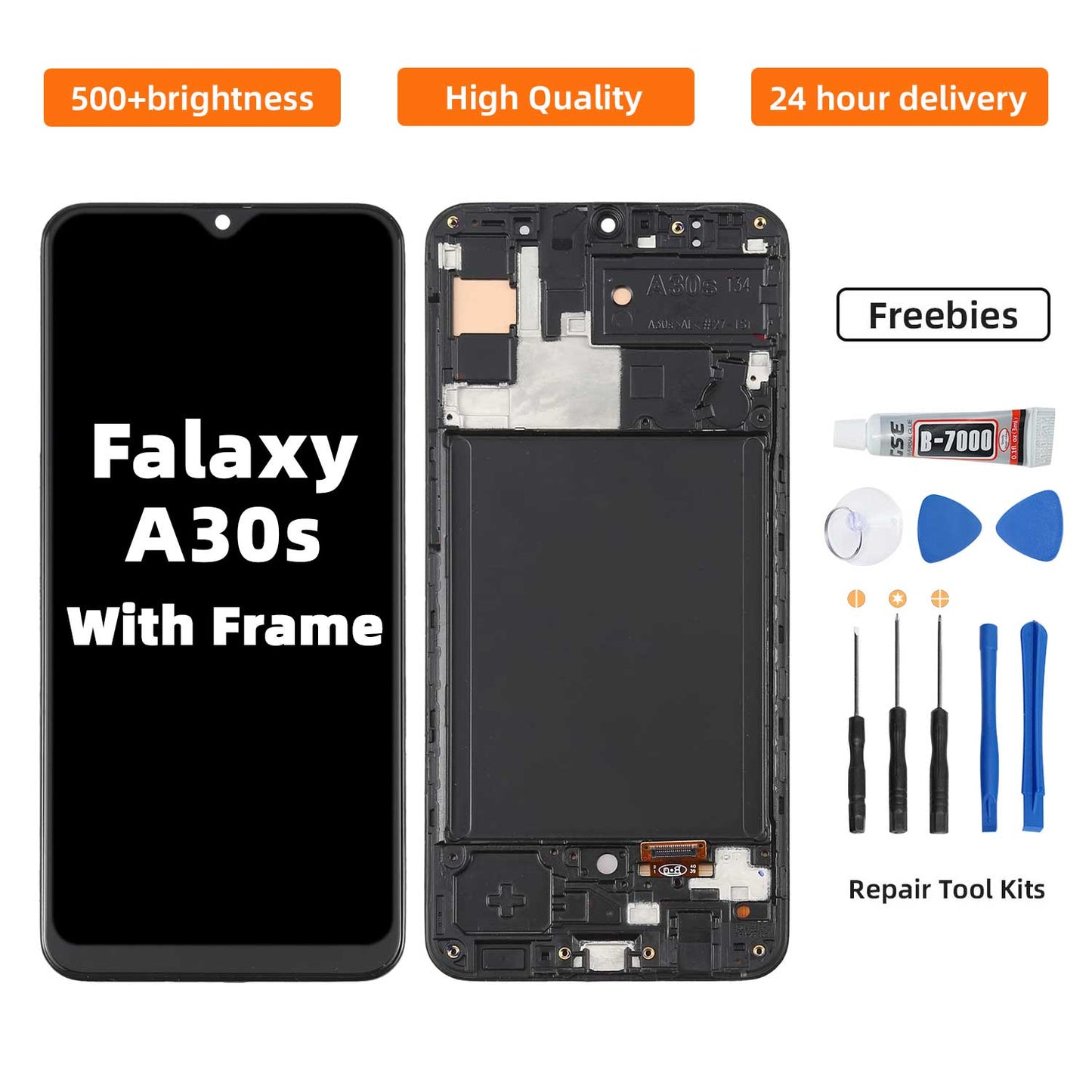 ?Original For Samsung A30S LCD Screen Replacement Tool Set - Digital Touch Display Assembly Kit with Installation Accessories