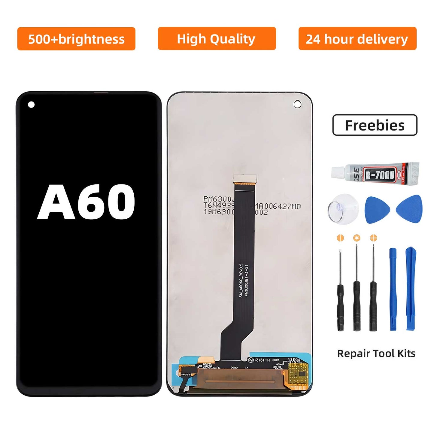 ?Original For Samsung A60 LCD Screen Replacement Tool Set - Digital Touch Display Assembly Kit with Installation Accessories