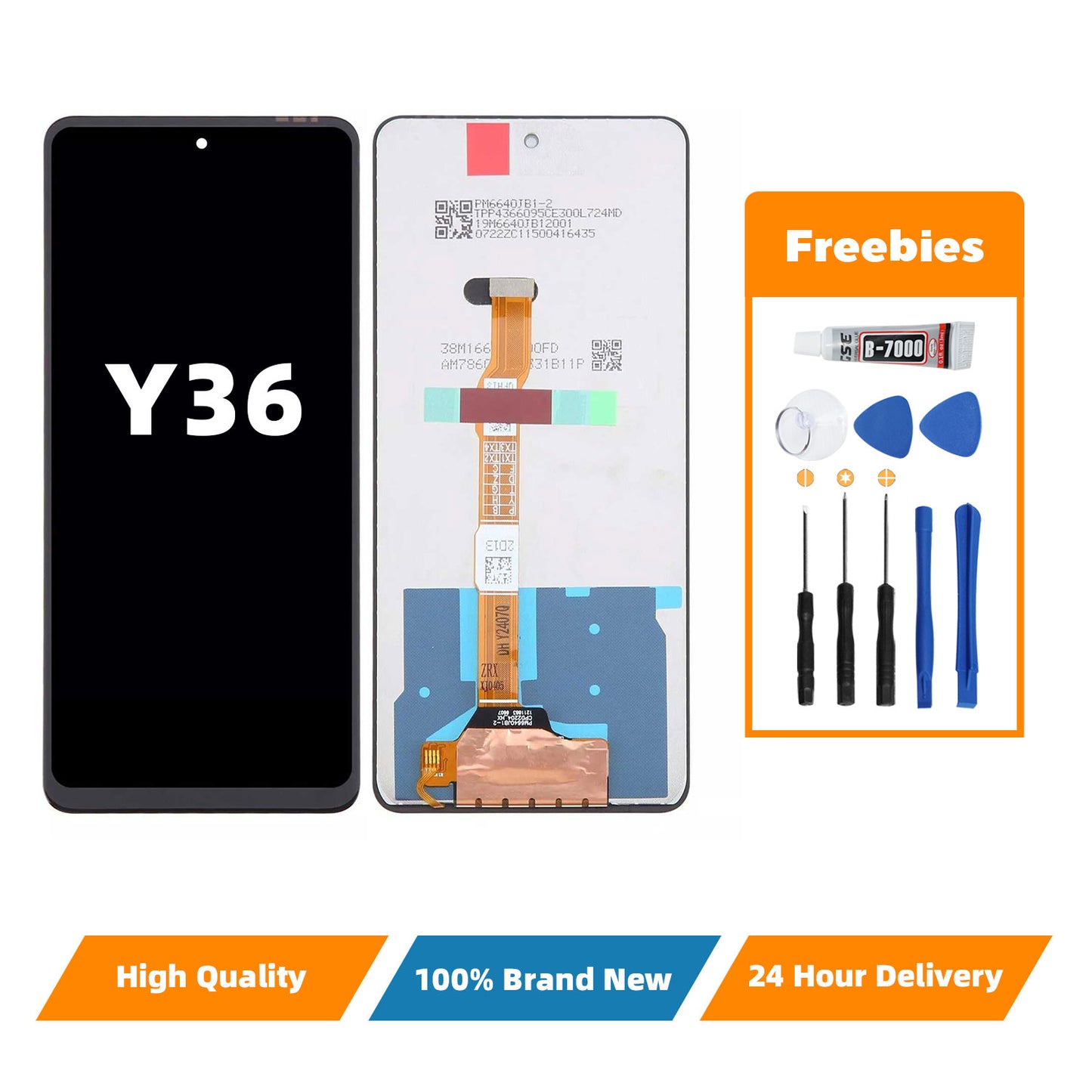 Orignal For VIVO Y36  LCD Digital Touch Screen Display Assembly for Replacement Accessory Installation