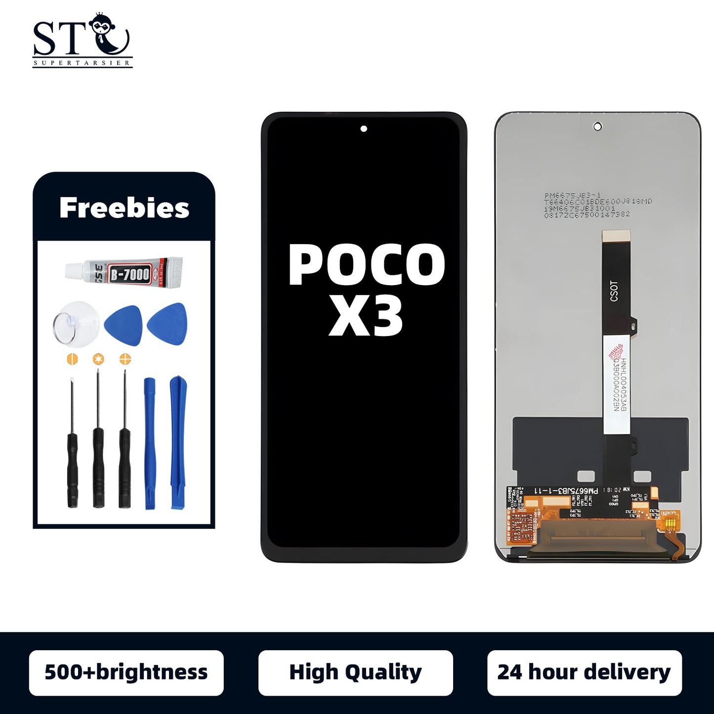 Orignal For XIAOMI POCO X3 LCD Digital Touch Screen Display Assembly for Replacement Accessory Installation