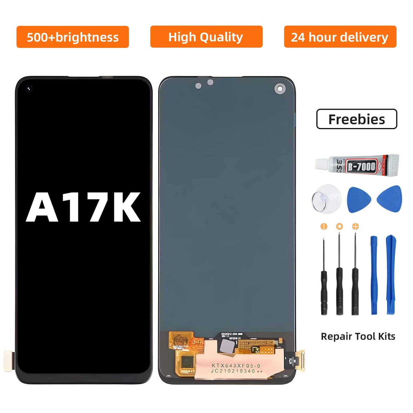 LCD for OPPO A92/A52/A72 A17/A17K/A77S High quality LCD Digital replacement screen