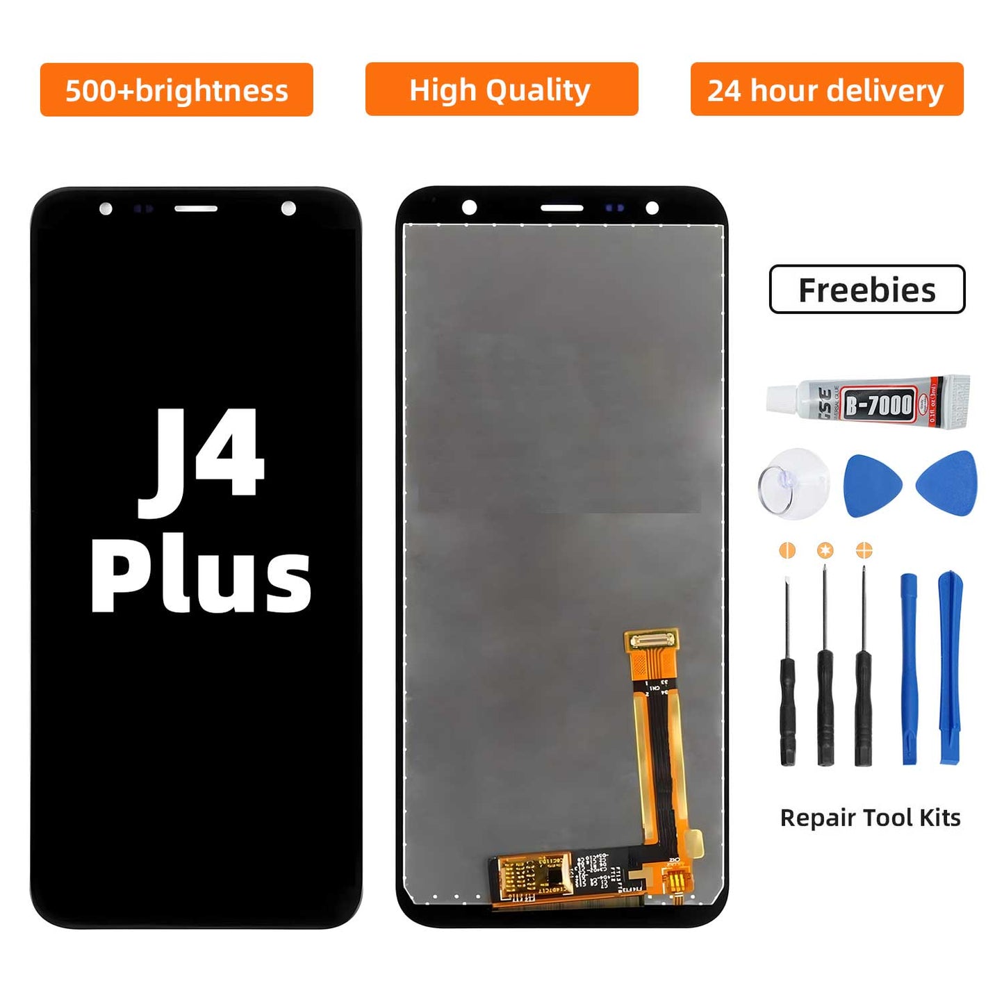 ?Original For Samsung J4 PLUS LCD Screen Replacement Tool Set - Digital Touch Display Assembly Kit with Installation Accessories