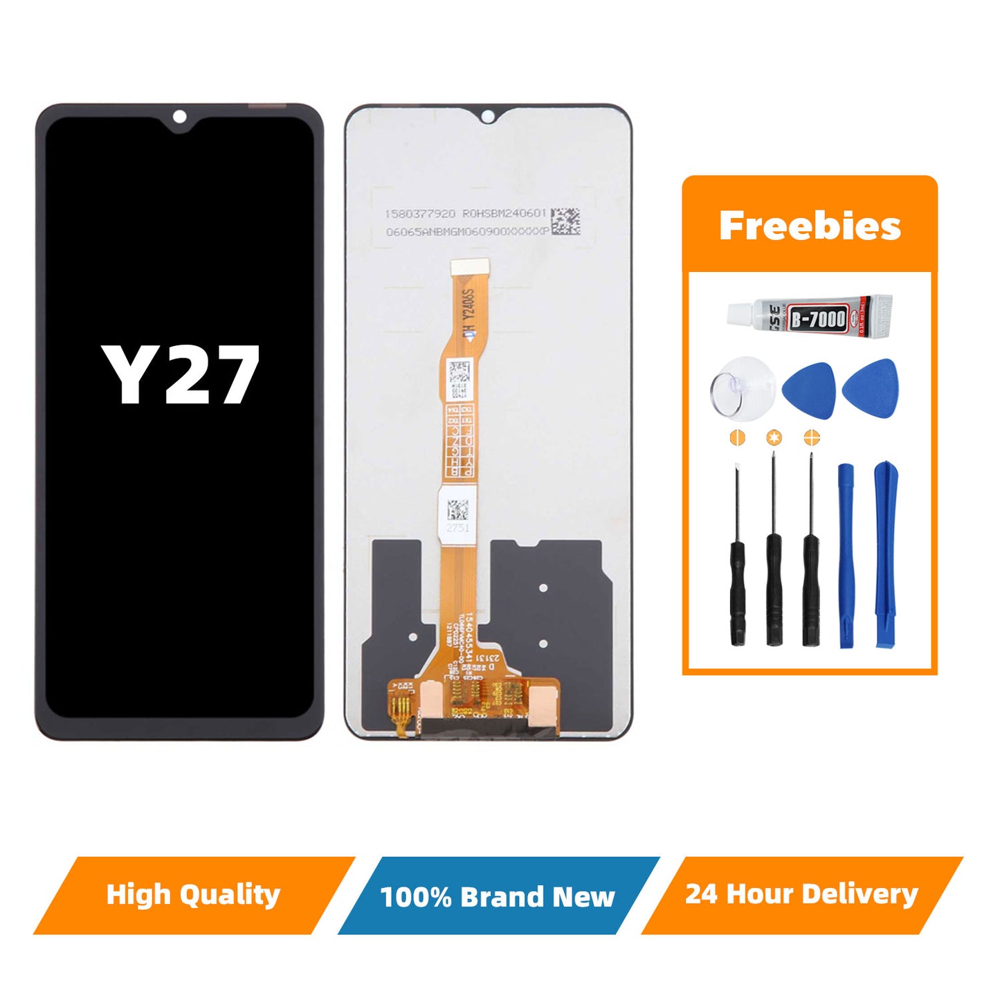 Orignal For VIVO Y27  LCD Digital Touch Screen Display Assembly for Replacement Accessory Installation