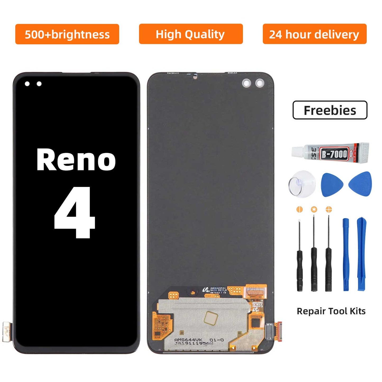 OPPO Phone Original Brand New Lcd For OPPOReno4 Reon4Z(5G) Phone LCD Touch Screen Repalcement