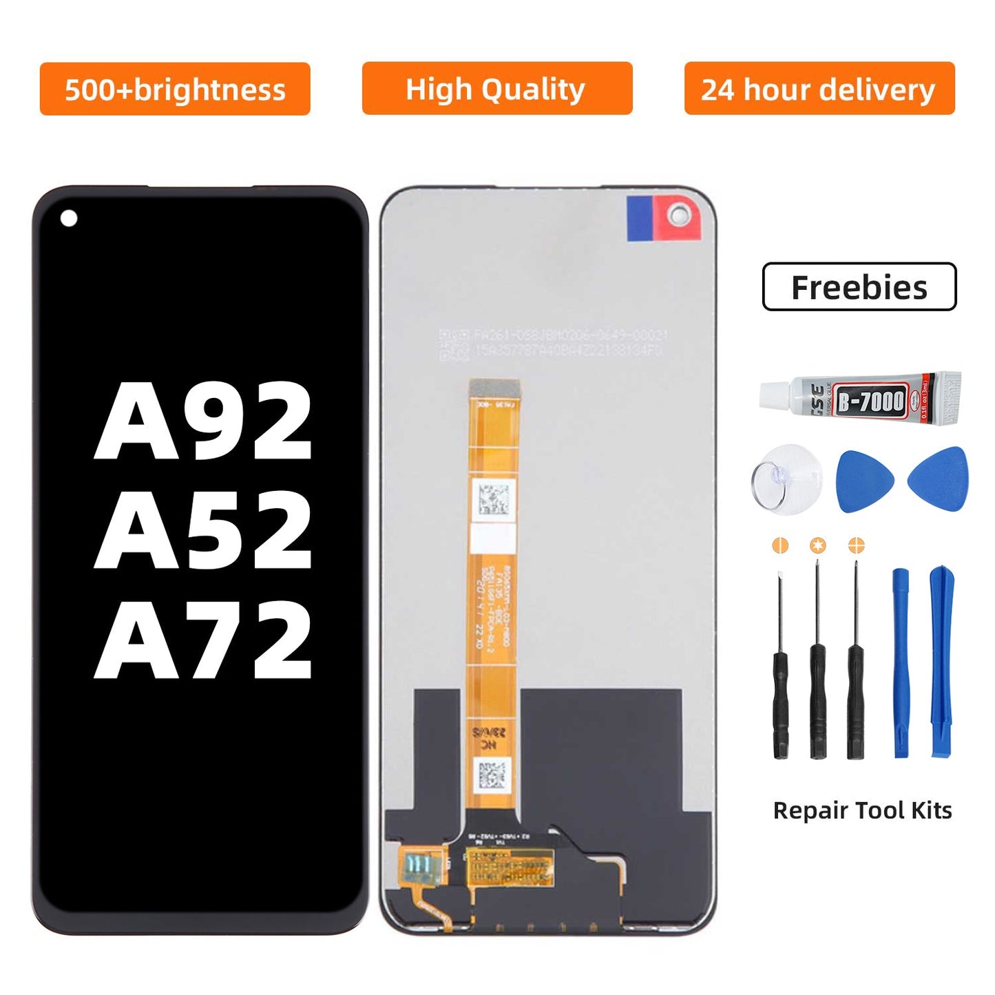 LCD for OPPO A92/A52/A72 A17/A17K/A77S High quality LCD Digital replacement screen