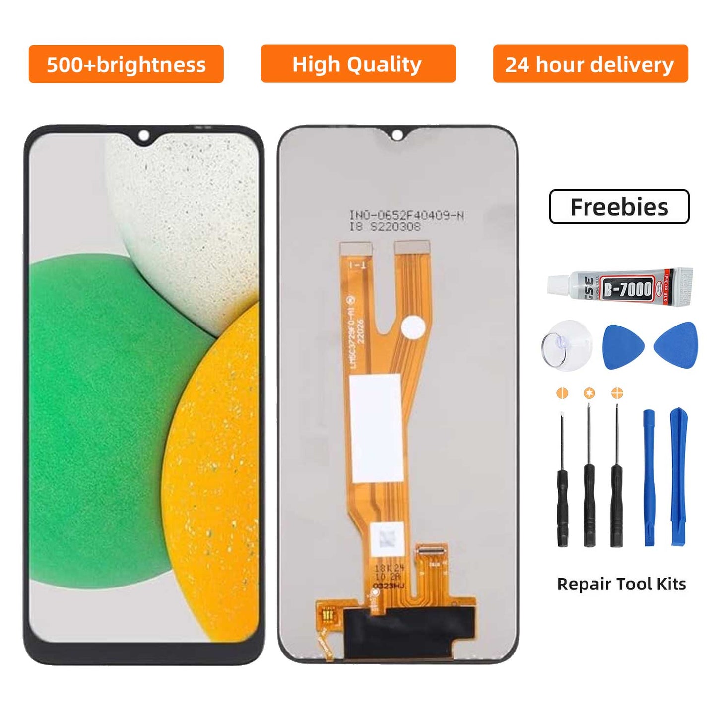 ?Original For Samsung A03 core LCD Screen Replacement Tool Set - Digital Touch Display Assembly Kit with Installation Accessories