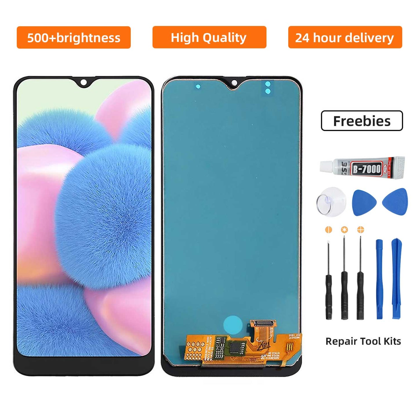 ?Original For Samsung A30s  LCD Screen Replacement Tool Set - Digital Touch Display Assembly Kit with Installation Accessories