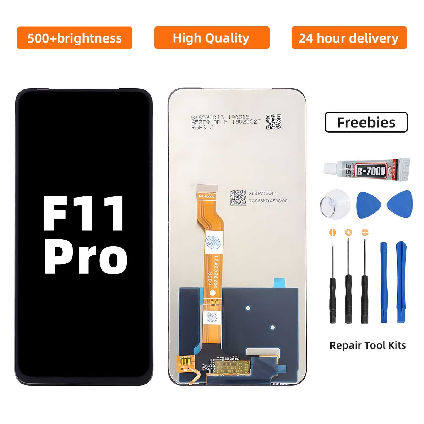 FOR OPPO F11 PRO LCD Digital Touch Screen Display Frame Assembly for Replacement