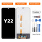 For VIVO Y22/Y22S LCD Digital Touch Screen Display Frame Assembly for Replacement