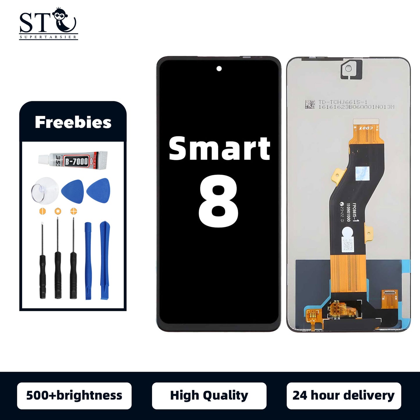 Orignal For INFINIX Smart 8 LCD Digital Touch Screen Display Assembly for Replacement Accessory Installation