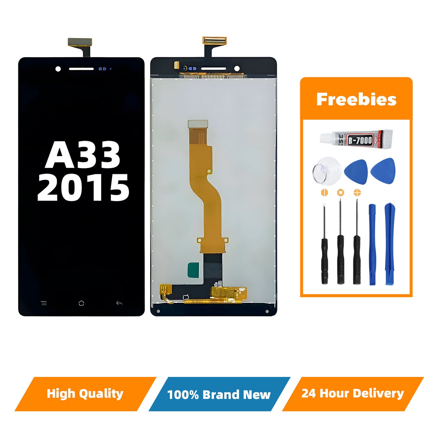 Orignal For OPPO A33 2015  LCD Digital Touch Screen Display Assembly for Replacement Accessory Installation