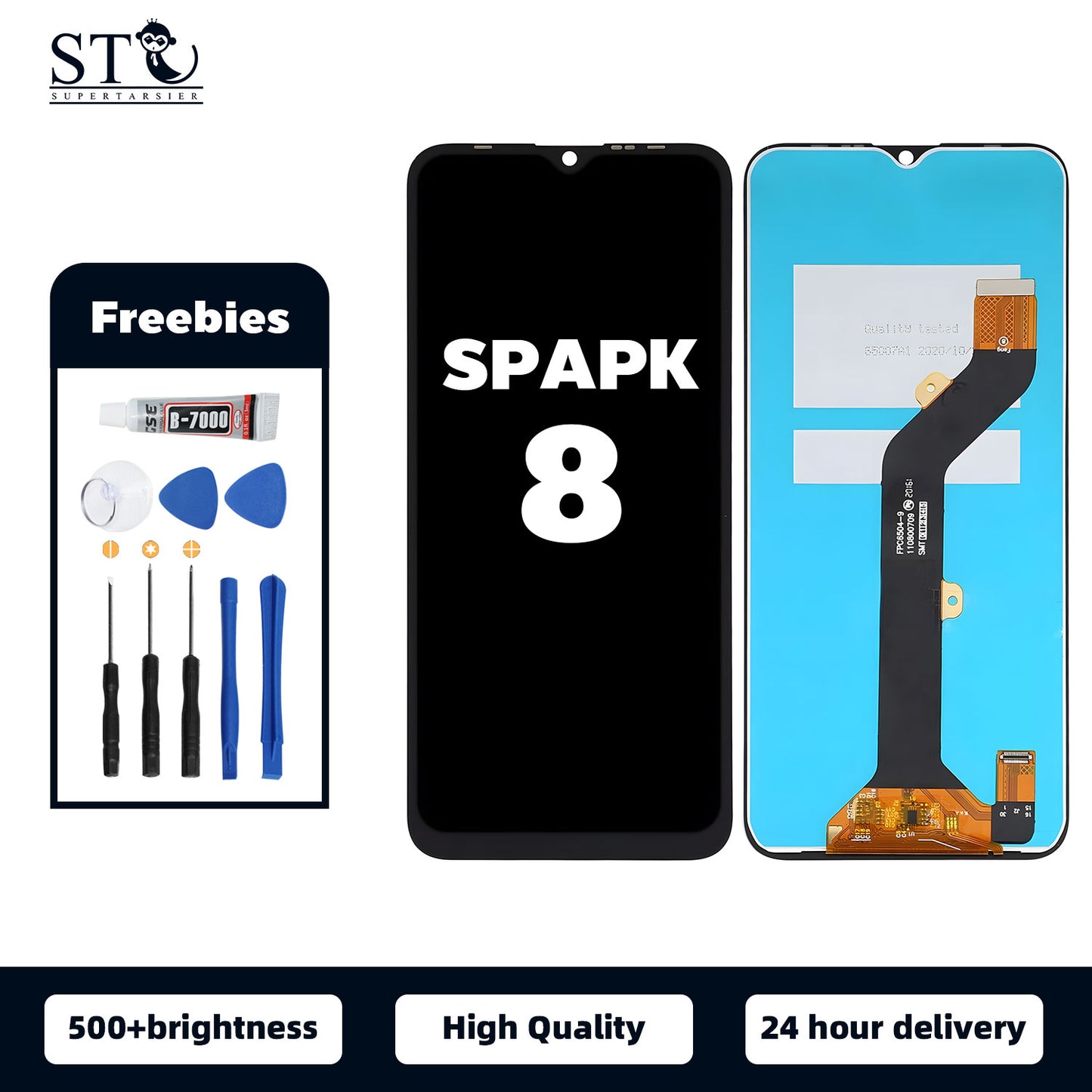 Orignal For INFINIX SPAPK 8 LCD Digital Touch Screen Display Assembly for Replacement Accessory Installation