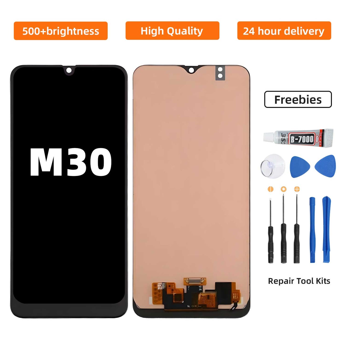 ?Original For Samsung M30 LCD Screen Replacement Tool Set - Digital Touch Display Assembly Kit with Installation Accessories