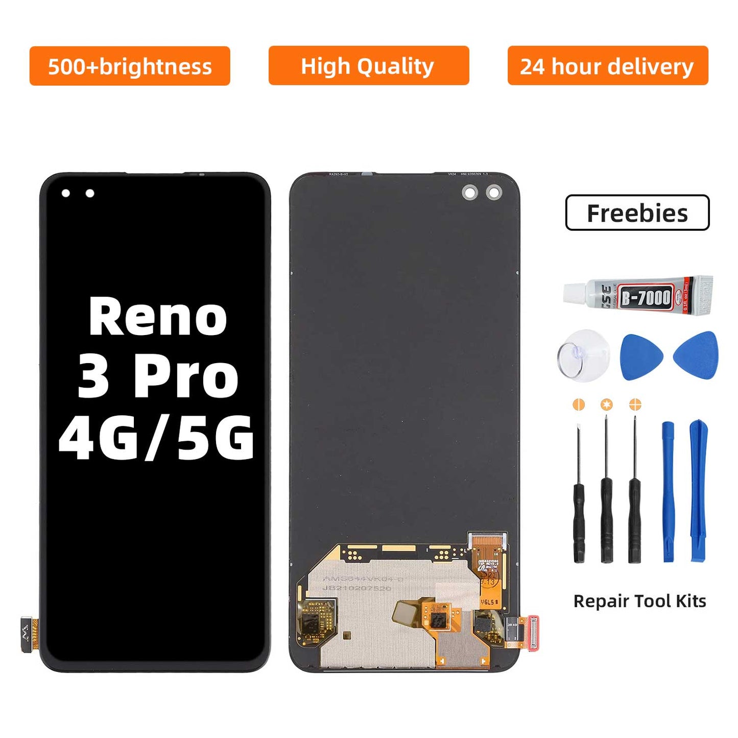 Orignal For OPPO Reno 3 Pro 4G 5G LCD Digital Touch Screen Display Assembly for Replacement Accessory Installation