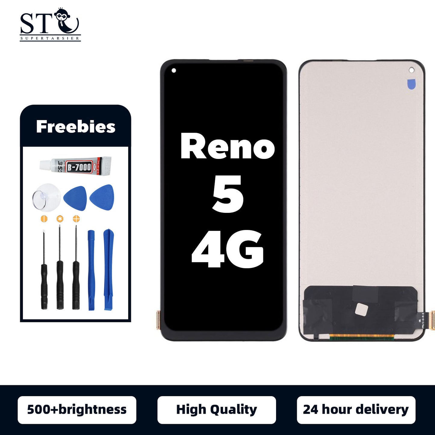 Orignal For OPPO Reno 5 4G  LCD Digital Touch Screen Display Assembly for Replacement Accessory Installation