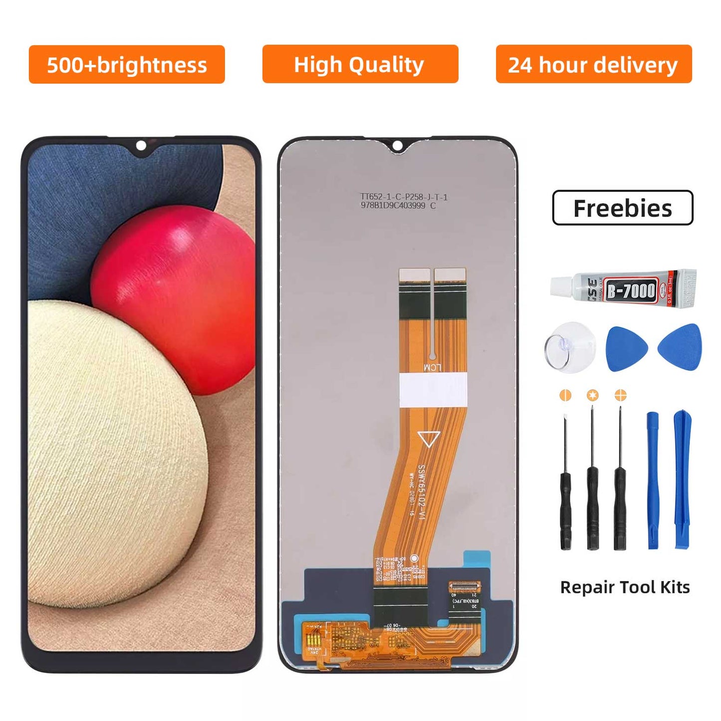 ?Original For Samsung A02S LCD Screen Replacement Tool Set - Digital Touch Display Assembly Kit with Installation Accessories