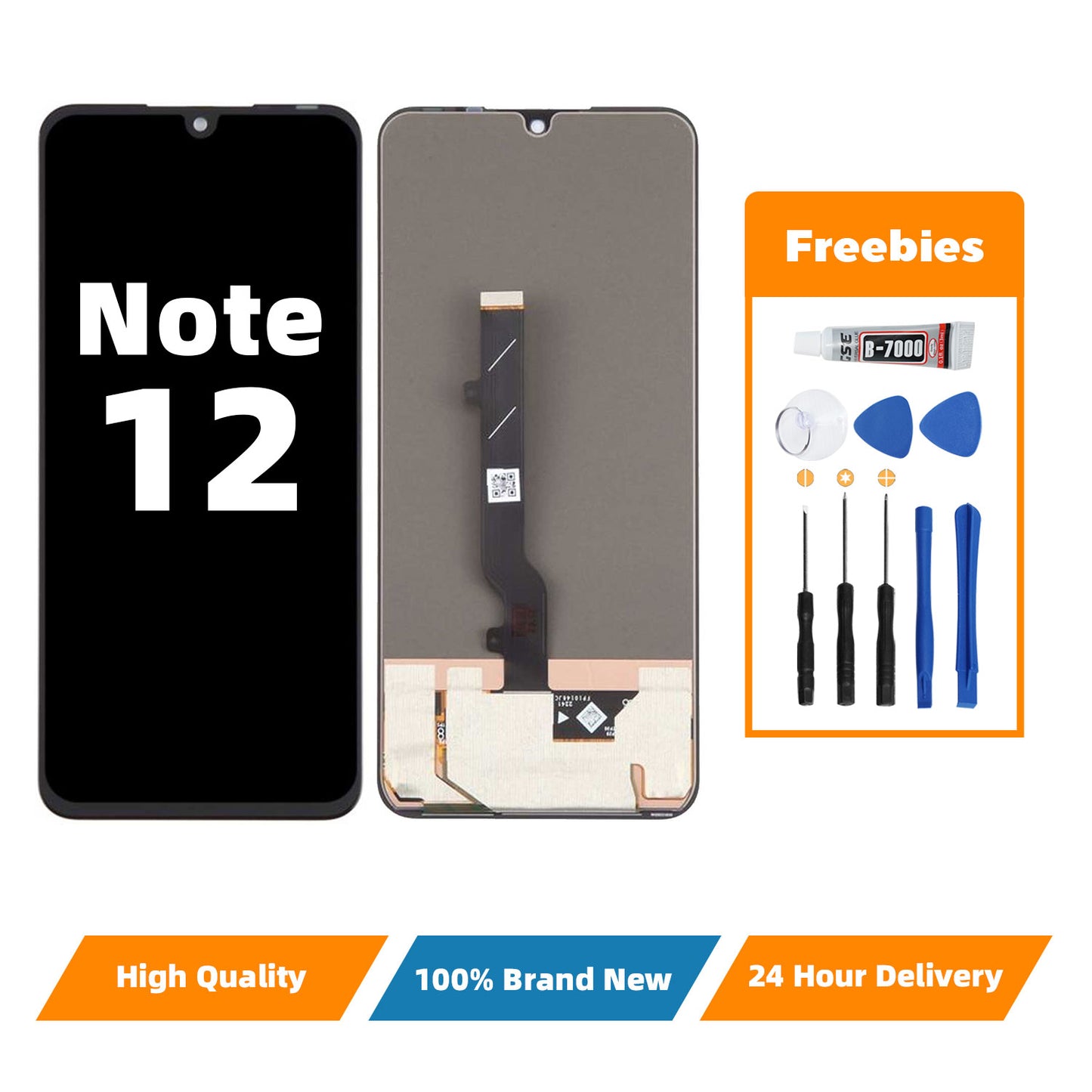Orignal For INFINIX NOTE12 LCD Digital Touch Screen Display Assembly for Replacement Accessory Installation