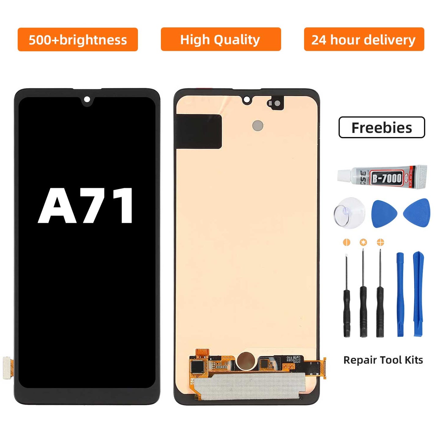 ?Original For Samsung A71 LCD Screen Replacement Tool Set - Digital Touch Display Assembly Kit with Installation Accessories