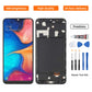 ?Original For Samsung A20 oled with frame LCD Screen Replacement Tool Set - Digital Touch Display Assembly Kit with Installation Accessories