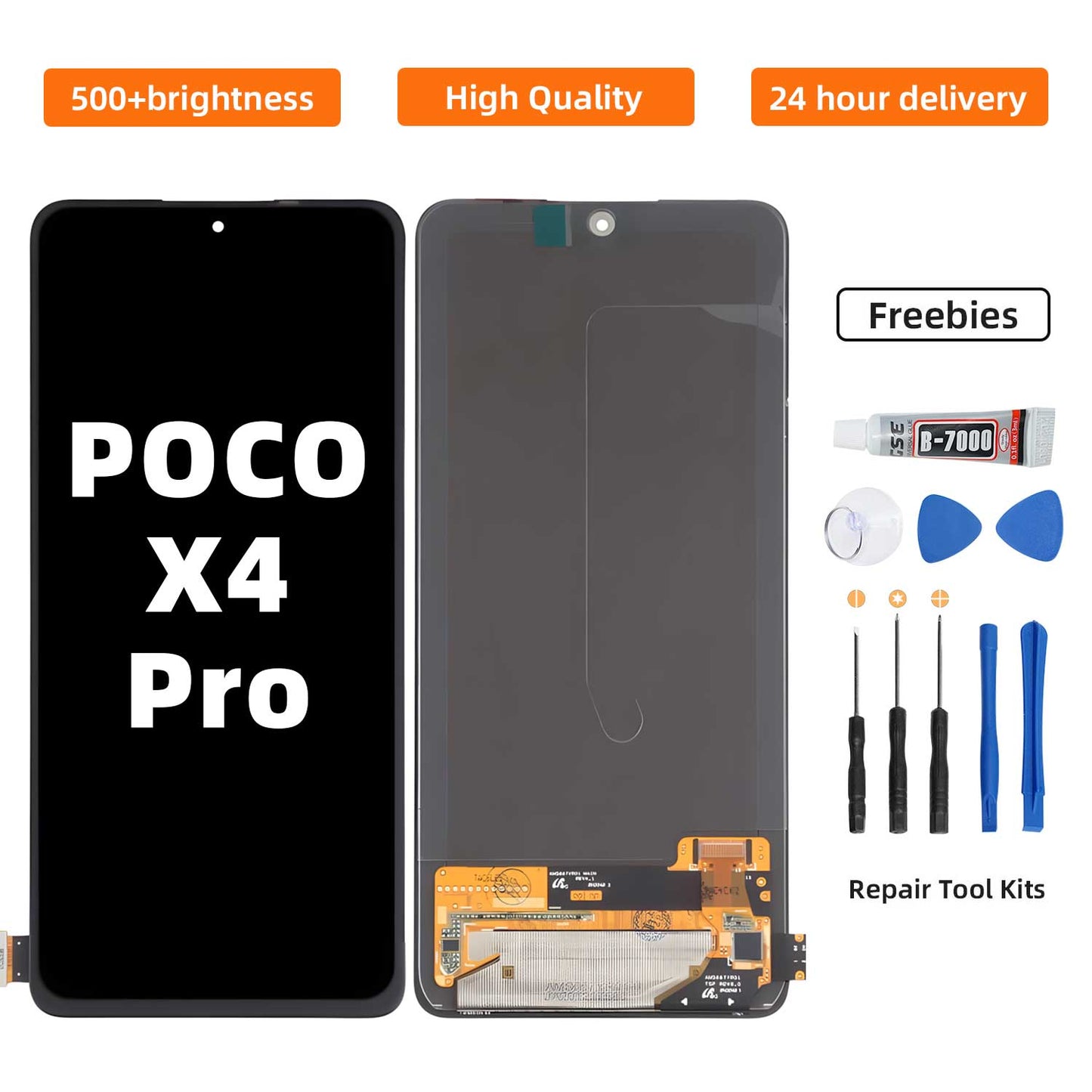 Orignal For XIAOMI POCO X4 Pro LCD Digital Touch Screen Display Assembly for Replacement Accessory Installation