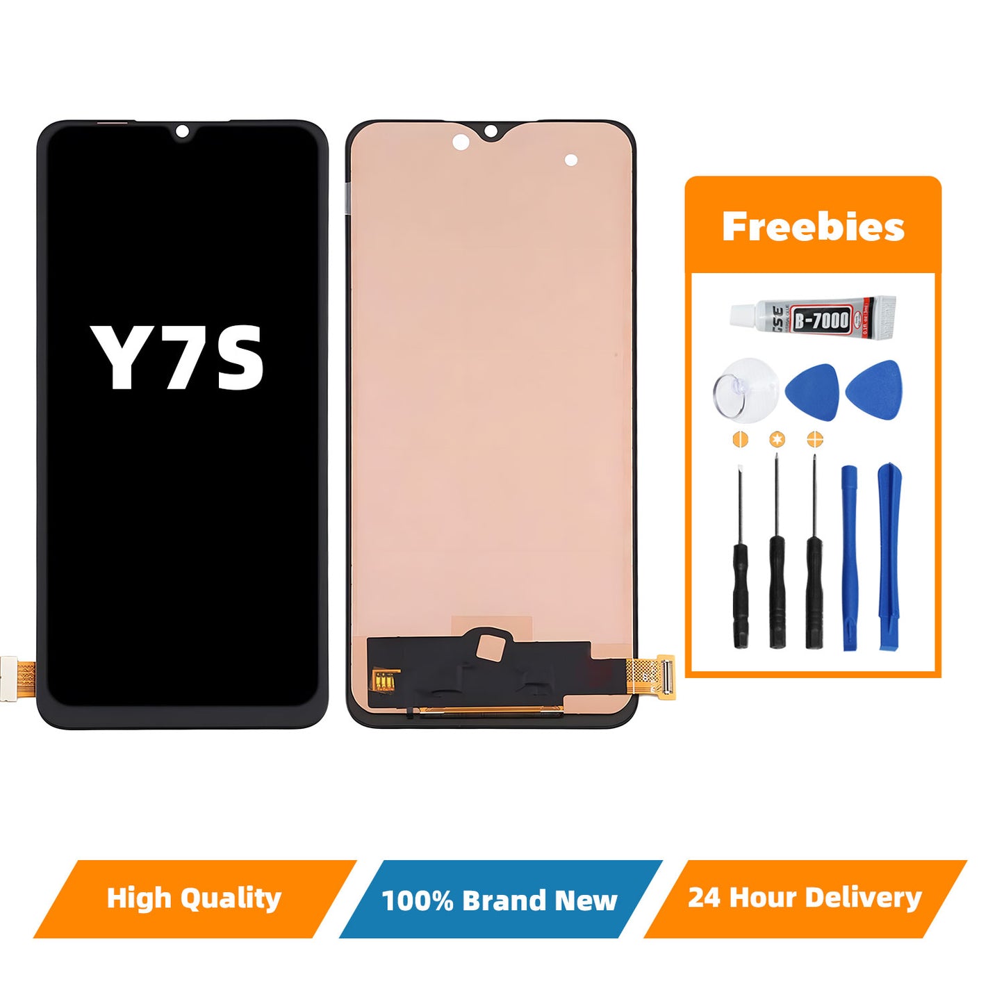 Orignal For VIVO Y7s  LCD Digital Touch Screen Display Assembly for Replacement Accessory Installation